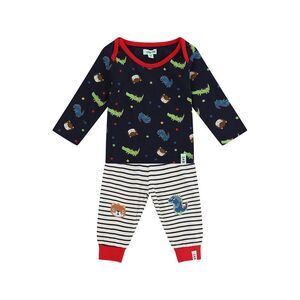 Lilly And Sid Boys  2Pc Dino Sid Knee Pant Set